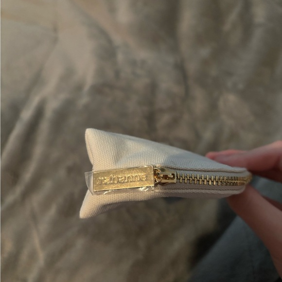 Rabanne White Cosmetic Pouch with Embroidered Logo - Picture 5 of 5